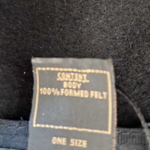 Helen Kaminski Black 100% formed felt Hat - Picture 5 of 7